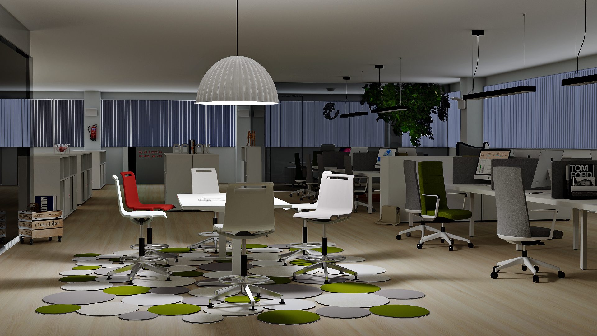 Realistic ospray rendering from actiu pcon blog Pcon planner rendering