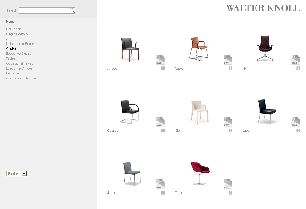  Walter Knoll opens online catalog 