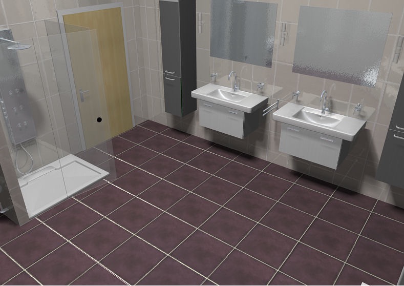 First Rendering - Bathroom Rendering Through the Ages rendering pCon.planner OSPRay image rendering history first rendering