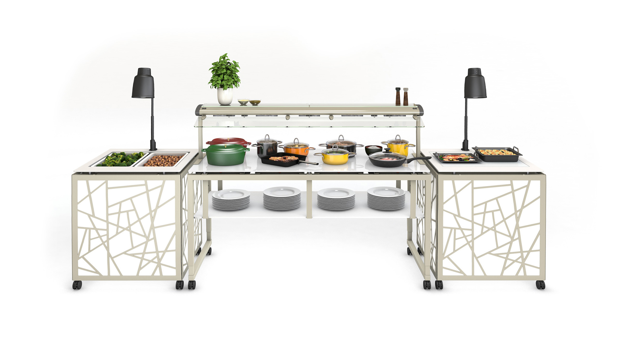 Aménagement de bureau dans pCon avec VENTA par Büchin Design