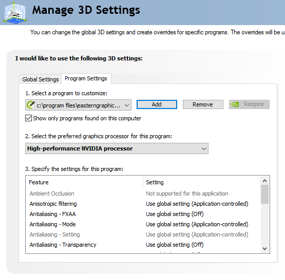 How to solve display and performance problems in pCon.planner video card NVidia graphics card AMD 