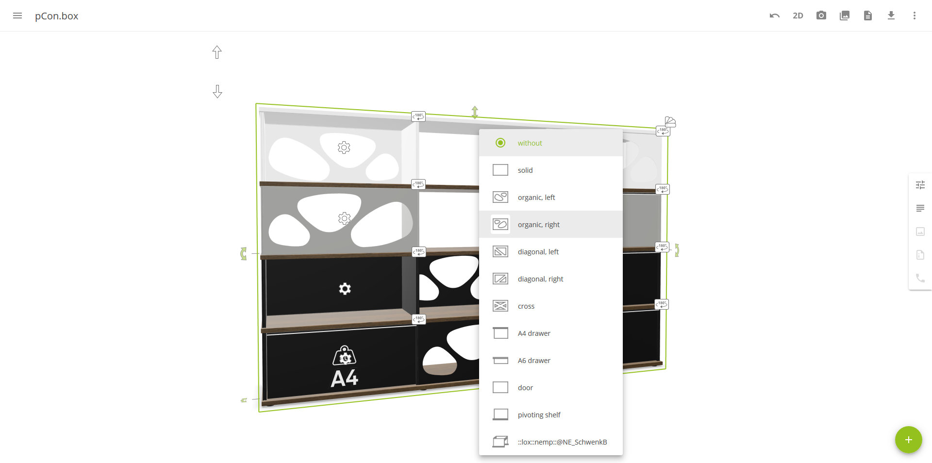 Configurazione dati in pCon.box