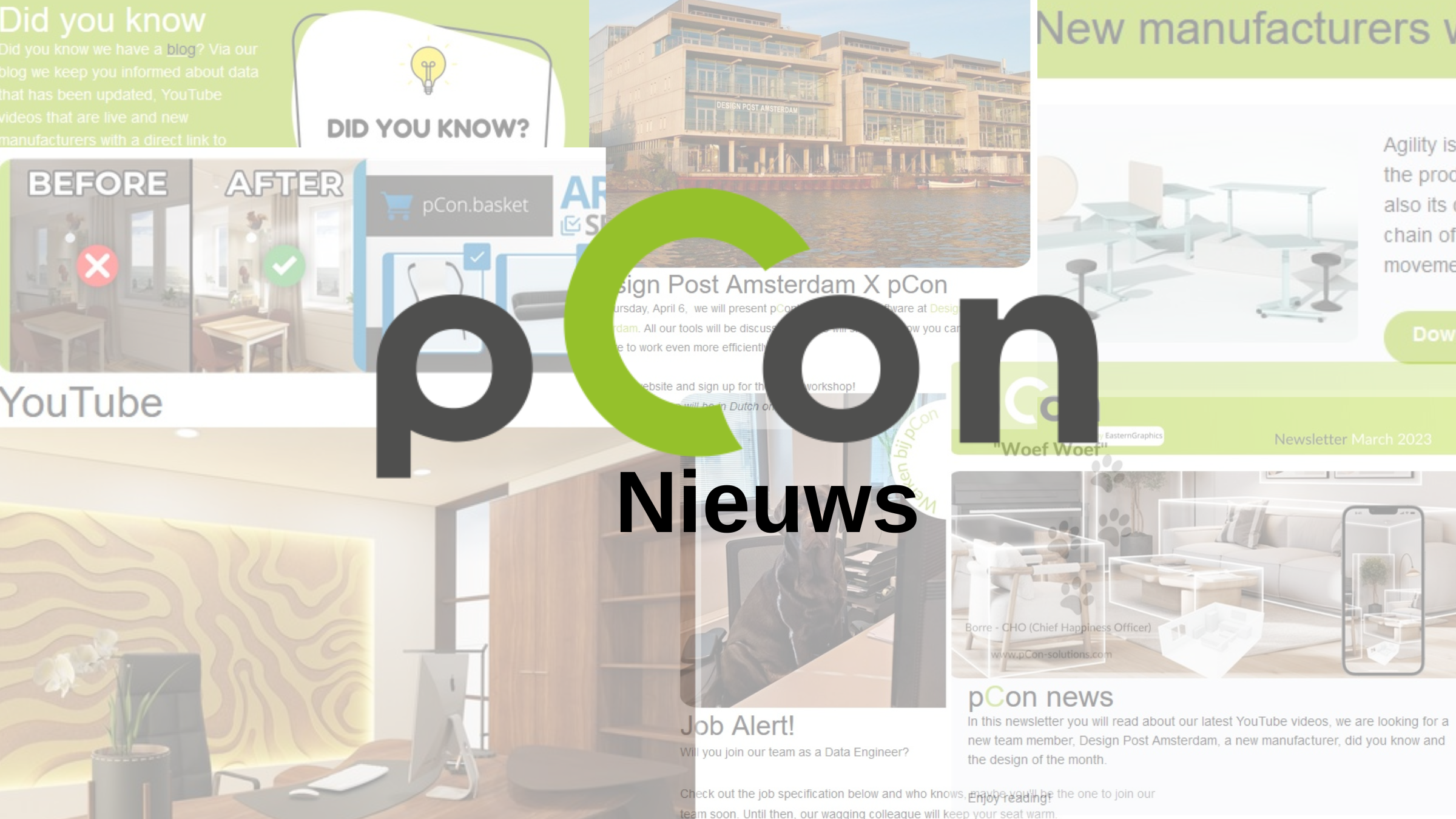 Schermafbeelding pCon nieuwsbrief