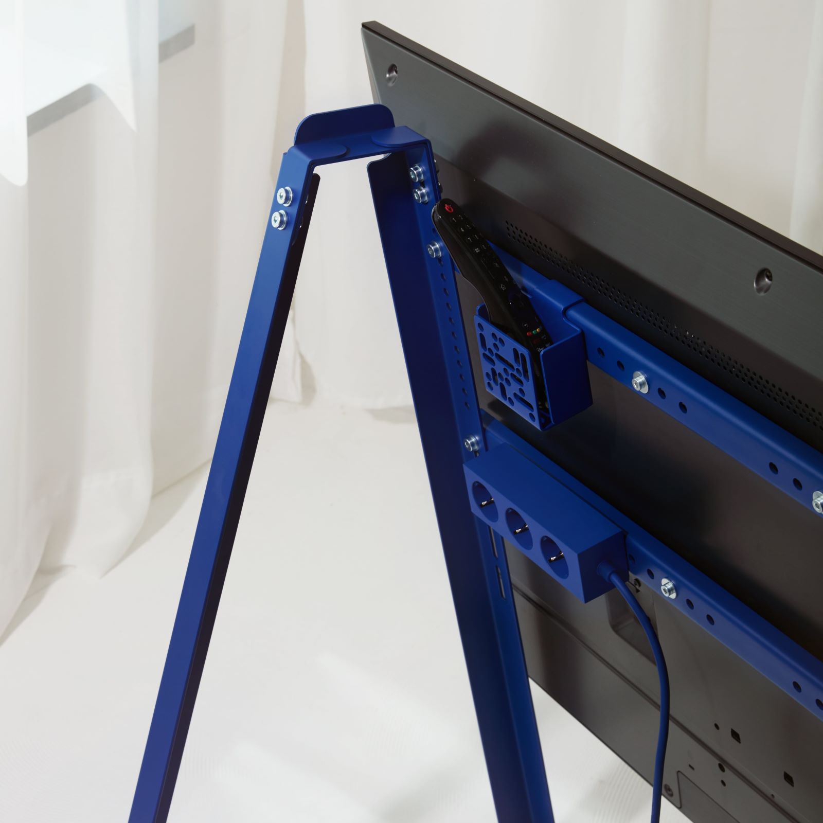 blauw frame voor computerscherm