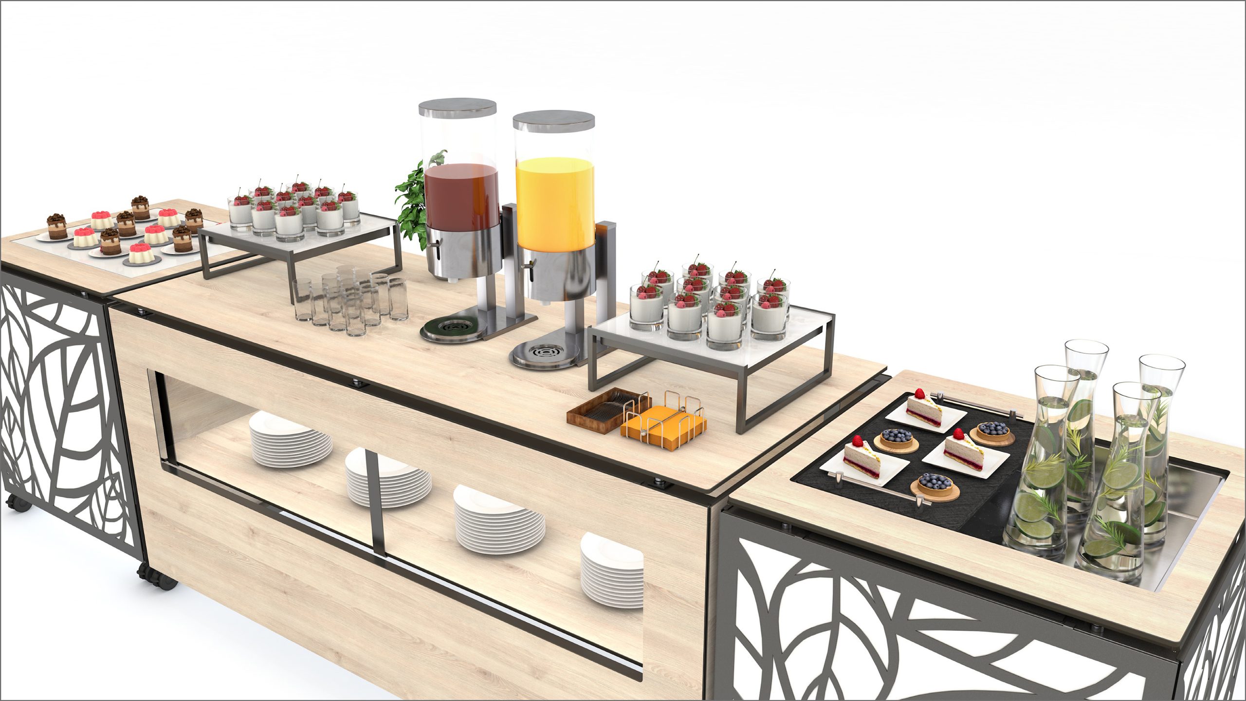 Modulaire buffettafel
