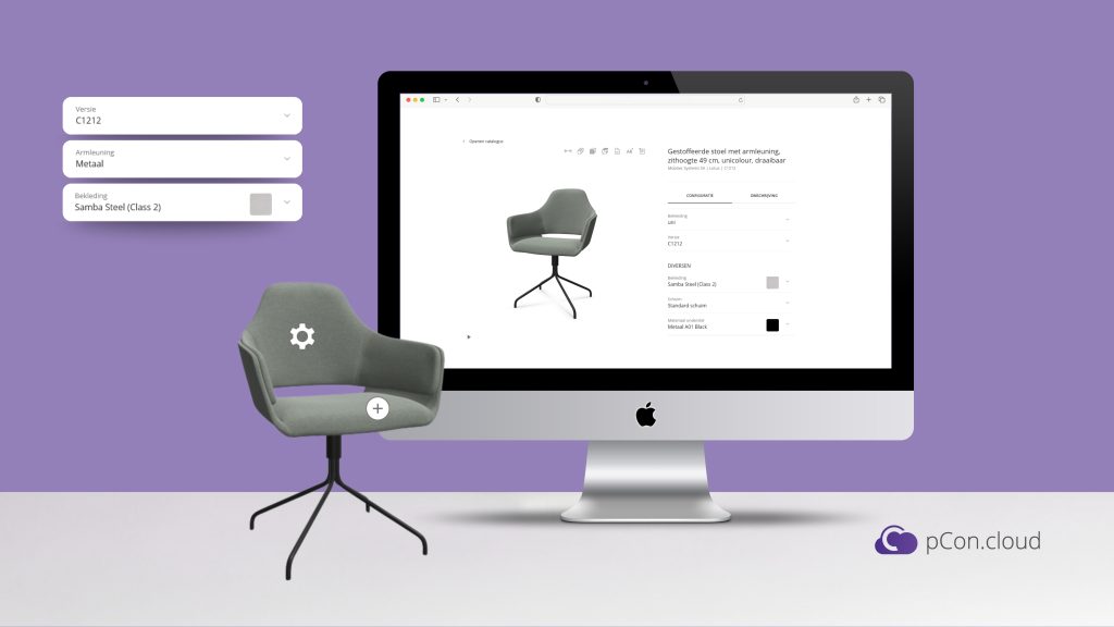 pCon.cloud online 3D product configurator voor in je webshop of website