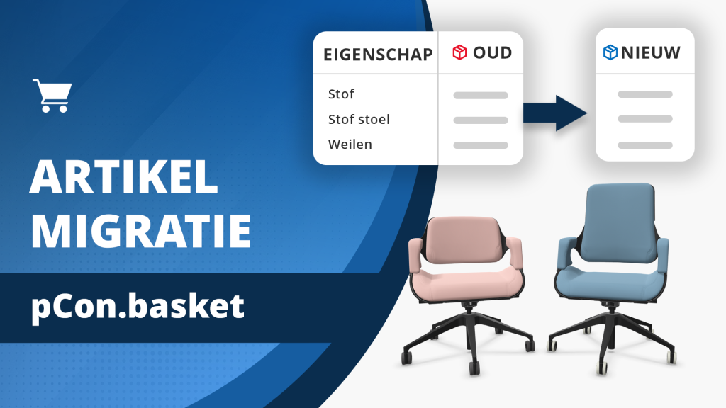 Thumbnail voor een YouTube tutorial over het migreren van bijgewerkte artikelen in pCon.basket