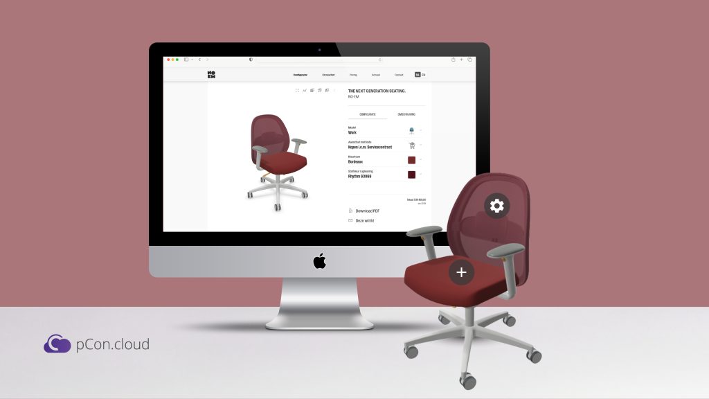 Een productconfiguator die de merkbeleving bevorderd door dezelfde look en feel te hanteren.