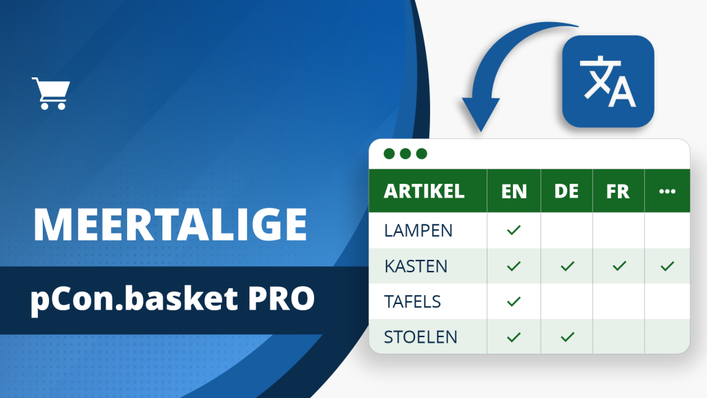 Meertalige eigen productcatalogus