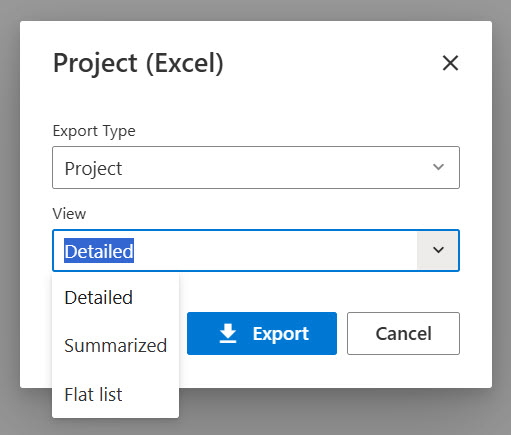 Exportaçao Excel
