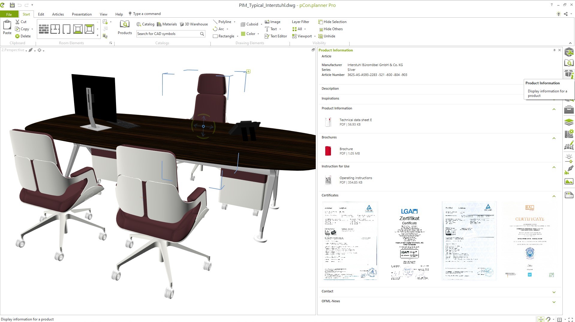 pCon.planner - Informatii produs