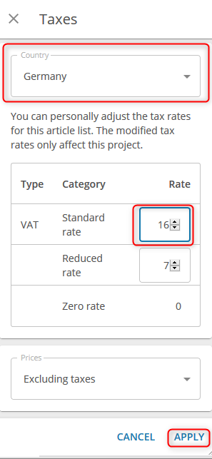 pCon.facts taxe TVA